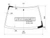 XYG P11LFW/X Стекло лобовое в клей NISSAN BLUEBIRD/PRIMERA/INFINITI G20 95-01 4/5D HBK/WGN - Япония
