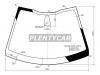 XYG PE-208-VCPSLFW/X Стекло лобовое в клей PEUGEOT 208 2012- 3/5D HBK