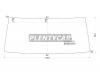 XYG PK210 LFW Стекло лобовое в резинку NISSAN FINE-CONDOR CAB TRUCK STANDARD-BODY 93-