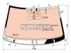 XYG POLO-10-VCPLFW/W/X Стекло лобовое с полным обогревом VOLKSWAGEN POLO 2010-