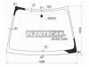 XYG PZ44LFW/X Стекло лобовое в клей MITSUBISHI COLT NEW 5D HB 2002-