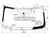 XYG RAM-09 LFW/X Стекло лобовое в клей DODGE RAM PICKUP 4D (CREW  CAB) 2009-