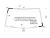 XYG RH130LFW/X Стекло лобовое в клей TOYOTA HIACE WAGON 89-04