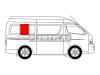 XYG RH200-4D/5D-RSR/RH2/X Стекло кузова среднее правое N2 TOYOTA HIACE/QUANTUM VAN 4/5D(STANDARD)2005-