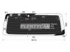 XYG RH200W-D RW/H/X Стекло заднее (крышка багажника) затемненное с обогревом TOYOTA HIACE RH224W/QUANTUM VAN WIDE CAB 20