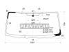 XYG RH200WLFW/X Стекло лобовое в клей TOYOTA HIACE ( широкая кабина) #H20# 05-