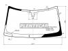 XYG RR-SUV-10-VCS LFW/X Стекло лобовое в клей  LAND ROVER RANGE ROVER III 10- квадратный ДД