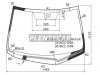 XYG RX-09-L-VCPSLFW/H/X Стекло лобовое с обогревом щеток в клей LEXUS RX350/450H 09-