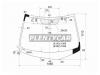XYG RX-09-L-VCPSLFW/X Стекло лобовое в клей LEXUS RX350/450H 09-