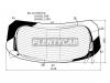 XYG RX-16 RW/H/X Стекло заднее (крышка багажника) с обогревом в клей LEXUS RX 16-