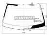 XYG RX90HLFW/X Стекло лобовое в клей TOYOTA MARK II 92-96