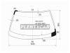 XYG RXOLFW/X Стекло лобовое в клей TOYOTA MARK-II/CHASER HARDTOP 96-01