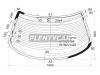 XYG RXO-NHRW/H/X Стекло заднее с обогревом TOYOTA MARK II 4D HARDTOP 1996-