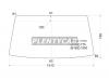 XYG RZH104LFW Стекло лобовое в резинку TOYOTA HIACE VAN 89-04