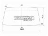 XYG S135LFW Стекло лобовое в резинку MAZDA BONGO E1400/E1800 VAN WAGON (FORD ECONOVAN) 83-