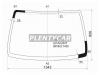 XYG S2GLFW/X Стекло лобовое в клей HONDA CAPA 98-02