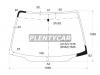 XYG S3N LFW/X Стекло лобовое в клей HONDA ODYSSEY 99-03