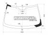 XYG S60-CLFW/X Стекло лобовое в клей VOLVO S60/V70/XC 2000-