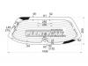 XYG S6ARWHX Стекло заднее с обогревом HONDA CIVIC 5D HBK 01-05