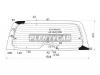 XYG S7A RW/H/X Стекло заднее (крышка багажника) с обогревом HONDA STREAM 00-06
