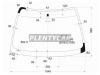 XYG S84LFW/X Стекло лобовое в клей HONDA ACCORD VI 98-02 4D