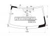 XYG SANDEROLFW/X Стекло лобовое в клей RENAULT SANDERO 5D HBK 08-/RENAULT DUSTER SUV 10-