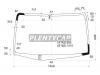 XYG SCC-RLFW/X Стекло лобовое в клей HONDA MOBILIO/MOBILIO SPIKE 01-08