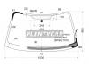XYG SG5-02-LLFW/H/X Стекло лобовое с обогревом щеток в клей SUBARU FORESTER 02-07