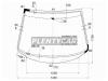 XYG SHARANLFW/X Стекло лобовое в клей VOLKSWAGEN GALAXY/SHARAN/ALHAMB 5D WAGON 95-