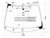 XYG SMA-R-CPLFW/X Стекло лобовое в клей HONDA STREAM 06-