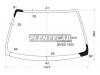 XYG SO4CLLFWX Стекло лобовое Honda Civic 95-00 / Civic EURO 98-03 / Domani 97-00 / Integra SJ 96-01