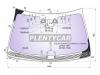 XYG SOLAR5383ACCCHMVZ1LLFWHX Стекло лобовое атермальное c обогревом щеток + дд + 3 камеры MERCEDES S-CLASS (W222) 18-20 (Solar-X)