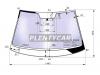 XYG SOLAR8618AGNVZLFWX Стекло лобовое атермальное VOLKSWAGEN GOLF VII 3/5D HBK 12-20 (Solar-X защита от ультрафиолета