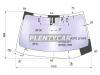 XYG SOLAR-ES-13-L-VCPS LFW/X Стекло лобовое в клей LEXUS ES SERIES (ES350) 4D SEDAN 13-