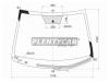 XYG SOLARIS-VCP LFW/H/X Стекло лобовое с обогревом щеток в клей HYUNDAI SOLARIS/KIA RIO 10- 4/5D