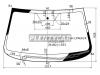 XYG SORENTO-09-L-VCPSSHLFW/H Стекло лобовое с обогревом щеток в клей KIA SORENTO II 09-