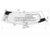 XYG SORENTO-09 RW/H/X Стекло заднее (крышка багажника) с обогревом KIA SORENTO 5D SUV 2009-