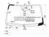 XYG SORENTO-VCPSLFW/H/X Стекло лобовое с обогревом щеток в клей KIA SORENTO I 06-09