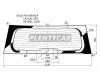 XYG SOUL-PS RW/H/X Стекло заднее (крышка багажника) KIA SOUL PS 13-