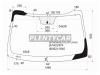 XYG SPORTAGE-10-L-VPLFW/X Стекло лобовое в клей KIA SPORTAGE III 10-
