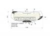 XYG SPORTAGE-11 RW/H/X Стекло заднее (крышка багажника) KIA SPORTAGE III 11- под спойлер