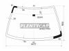 XYG SR3LFW/X Стекло лобовое в клей HONDA CIVIC 91-95 3D HBK