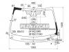 XYG SS-SM3-10-L-VCPSHLFW/H/X Стекло лобовое с обогревом щеток в клей RENAULT FLUENCE 2010-