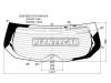 XYG SUB-BS9-STW RW/H/X Стекло заднее (крышка багажника) с обогревом SUBARU OUTBACK 15-