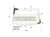XYG SUB-G4 RW/H/X Стекло заднее с обогревом SUBARU IMPREZA G4 4D SEDAN 12-