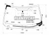 XYG SUB-SH5-L-VCPHLFW/H/X Стекло лобовое с обогревом щеток в клей SUBARU FORESTER 08-