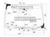 XYG SUB-SJ-L-VCPHLFW/H/X Стекло лобовое с обогревом щеток в клей SUBARU FORESTER FM5 SUV 12-