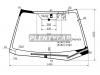 XYG SUB-XV-L-VCPSH LFW/H/X Стекло лобовое с обогревом щеток в клей SUBARU XV 12-