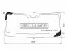XYG SUZMR52S2ZLFWX Стекло лобовое (Две камеры) Suzuki Hustler 14-19