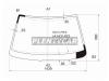 XYG SV21LFW/X Стекло лобовое в клей TOYOTA CAMRY &amp; VISTA SEDAN 86-90